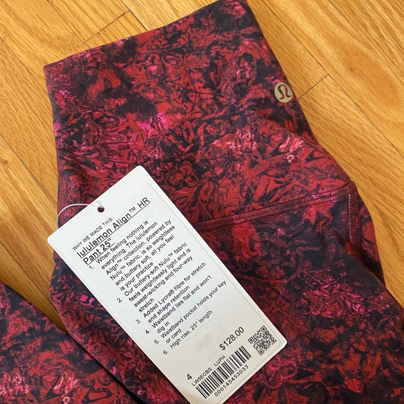 Lululemon Align HR pants 25” NEW! Size 4 - Picture 3 of 5